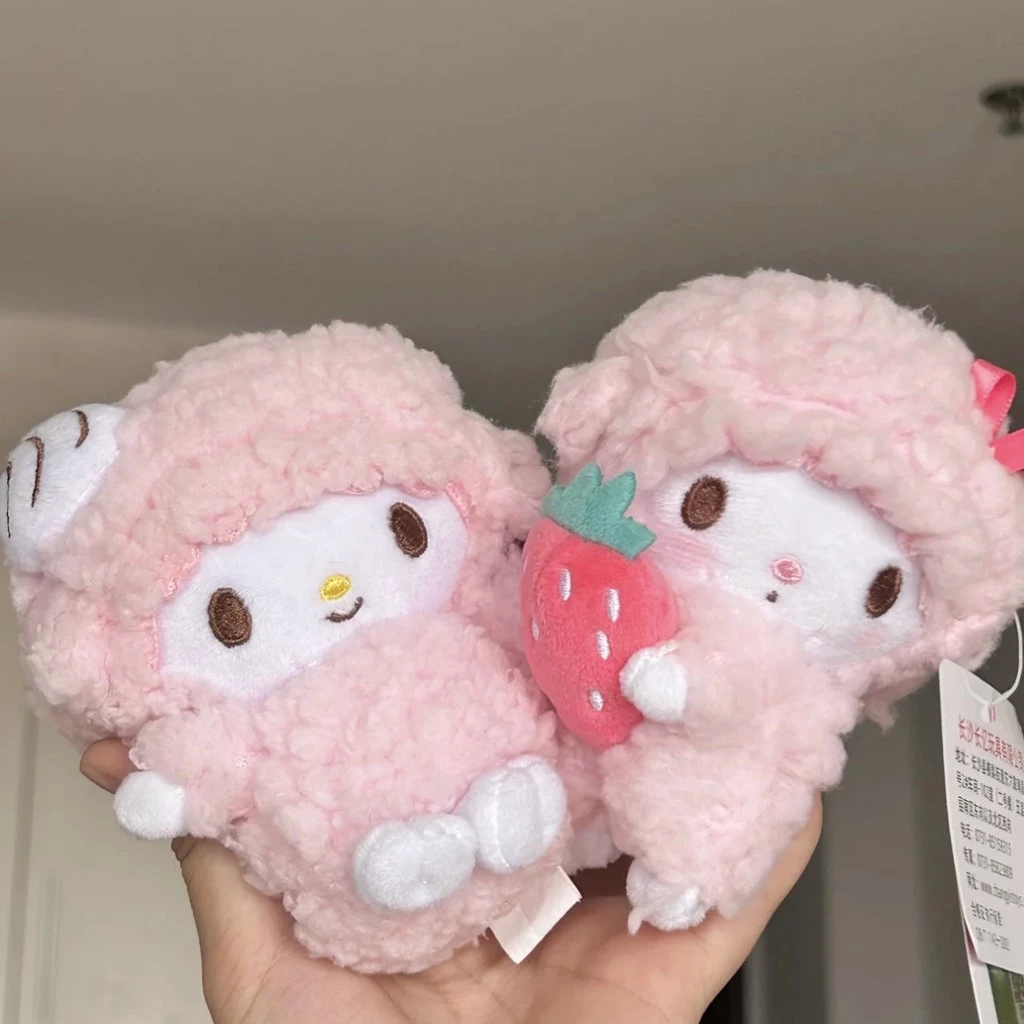 Sanrio Poiano Túi Thịt Cừu Mặt Dây Chuyền Hoạt Hình Dễ Thương Cô Gái Trái Tim Búp Bê Quà Tặng