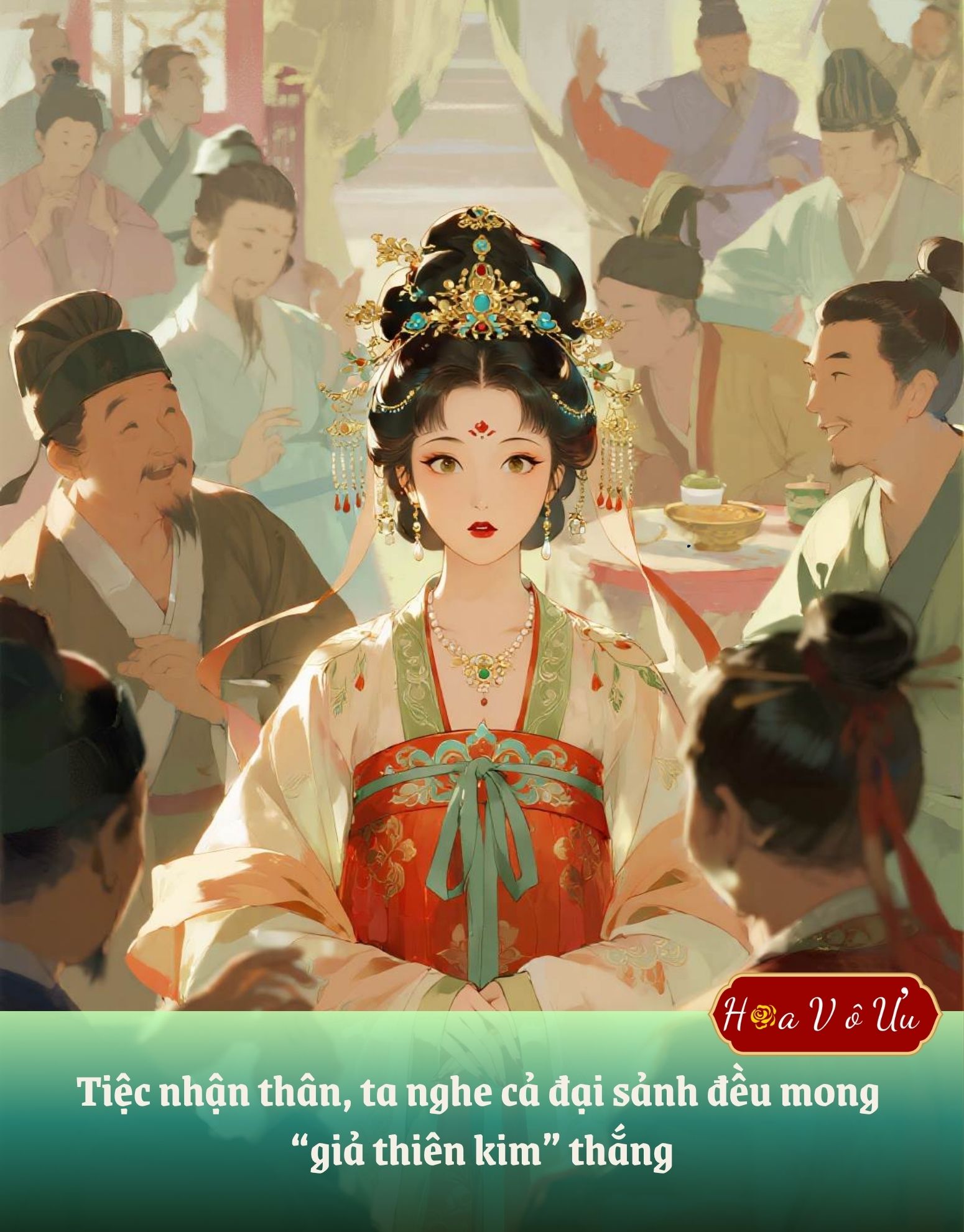 Tiệc nhận thân, ta nghe cả đại sảnh đều mong “giả thiên kim” thắng