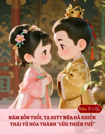 NĂM BỐN TUỔI, TA SUÝT NỮA ĐÃ KHIẾN  THÁI TỬ HÓA THÀNH "CỬU THIÊN TUẾ"