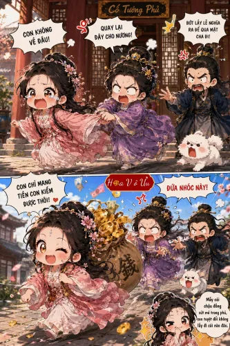 THẬT TIỂU THƯ TRỞ VỀ, TA LIỀN ÔM BẠC BỎ CHẠY.